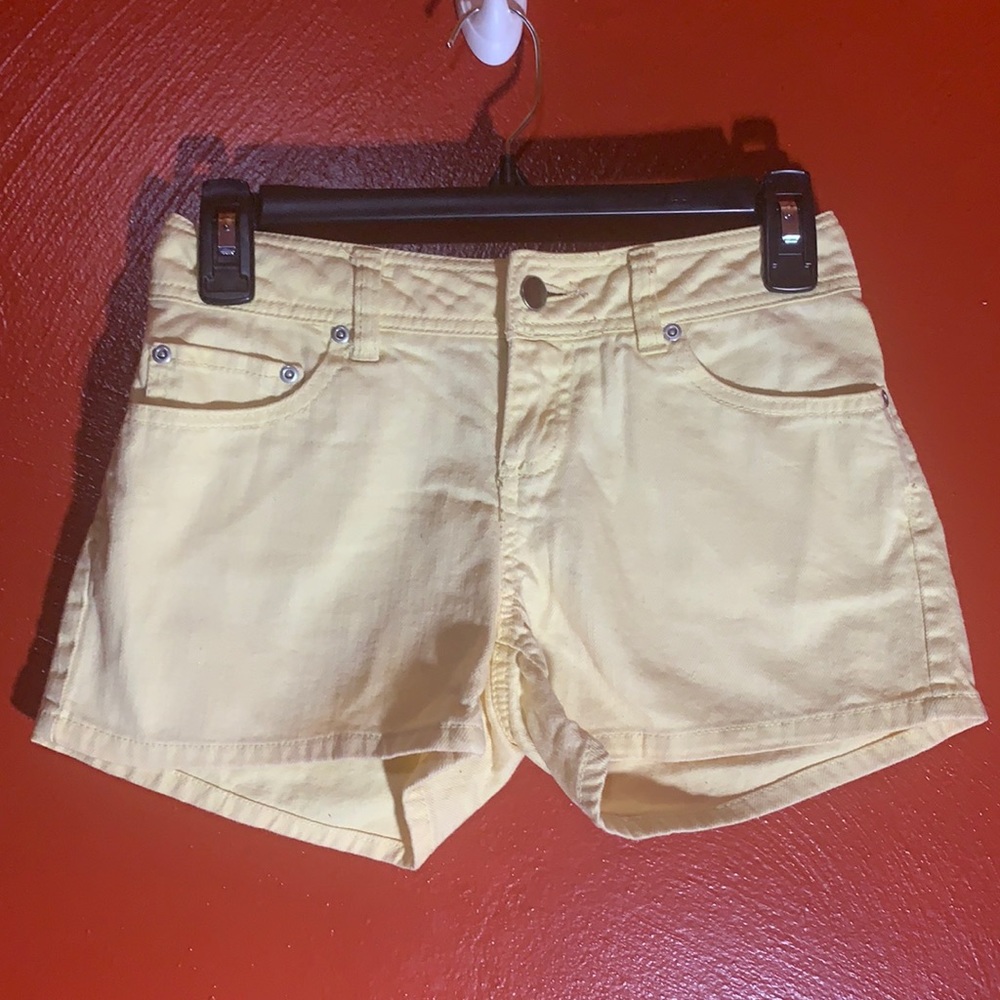 Yellow TYTE shorts, Size 1